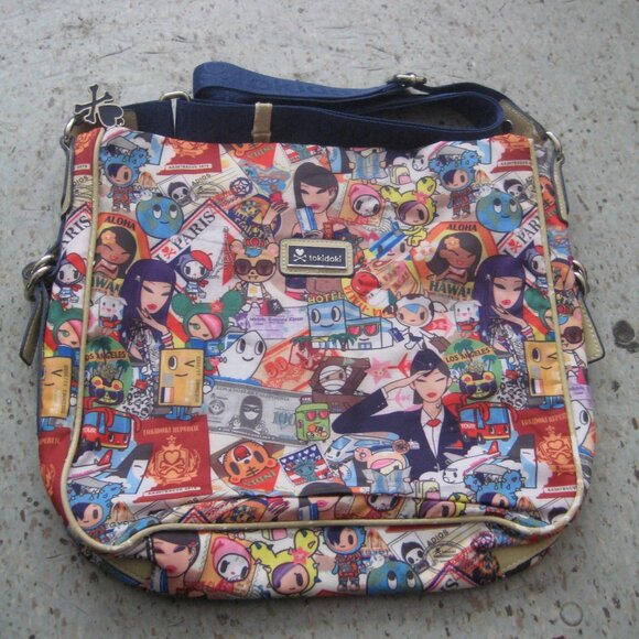 Tokidoki Ramblers Crossbody Bag With Flaws
